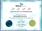 WCA MEMBERSHIP certificate