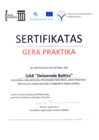 Geros praktikos sertifikatas