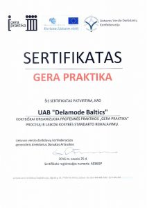 Internship programme receives Gera Praktika 2016 certification