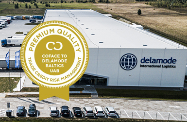 Delamode Baltics receives Premium Coface certificate