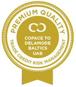 Delamode Baltics receives Premium Coface certificate