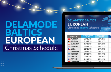 Delamode Baltics Christmas Service Schedule
