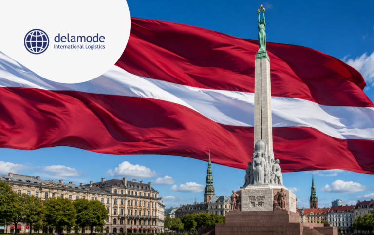 Krovinių pervežimas į ir iš Latvijos su Delamode Baltics