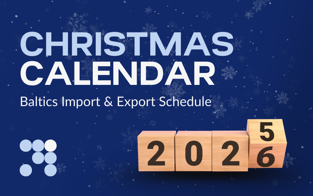 Delamode Baltics christmas calendars of freights